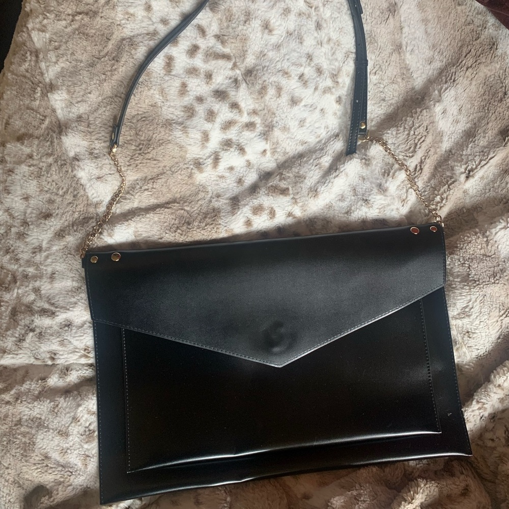 Glass ladder vegan laptop purse